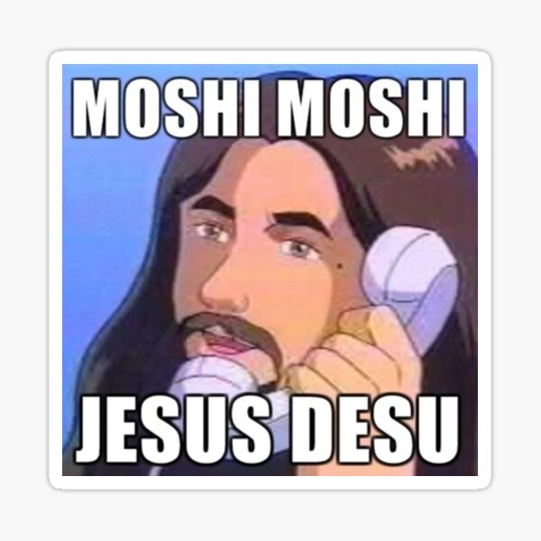 Sustainable Living Products - Jesus Desu 3 5PCS Stickers for