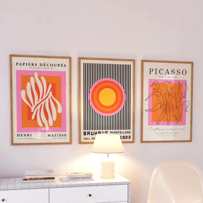3pcsModern Orange  Bauhaus And - Sustainable Living Products review and price